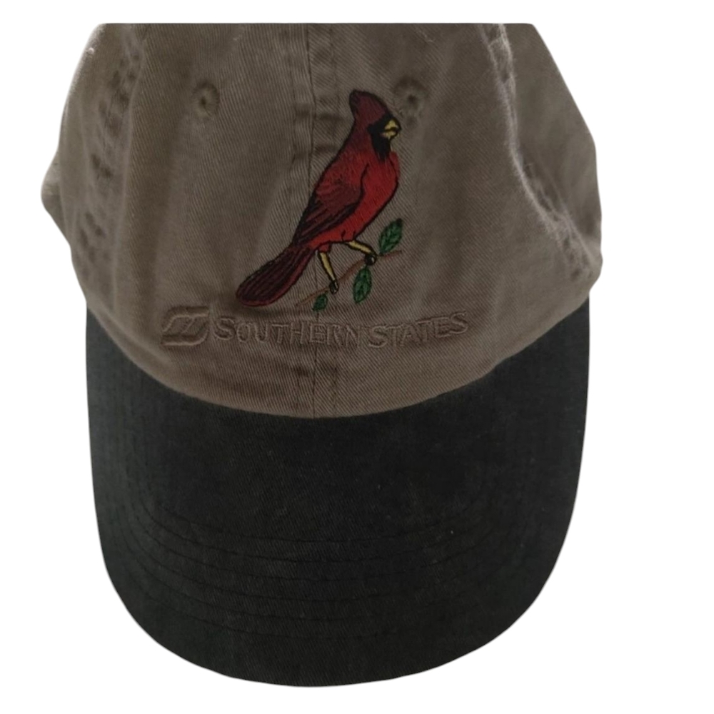 Source Unknown Cardinal Design Hat - Brown and Black